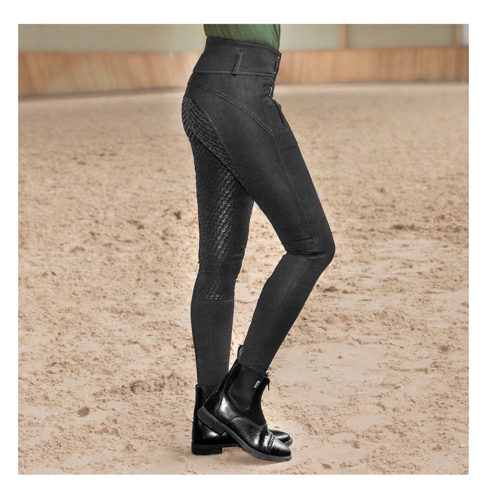 Horze Equestrian Women's Daniela Silicon Full Seat Breeches Sz 30